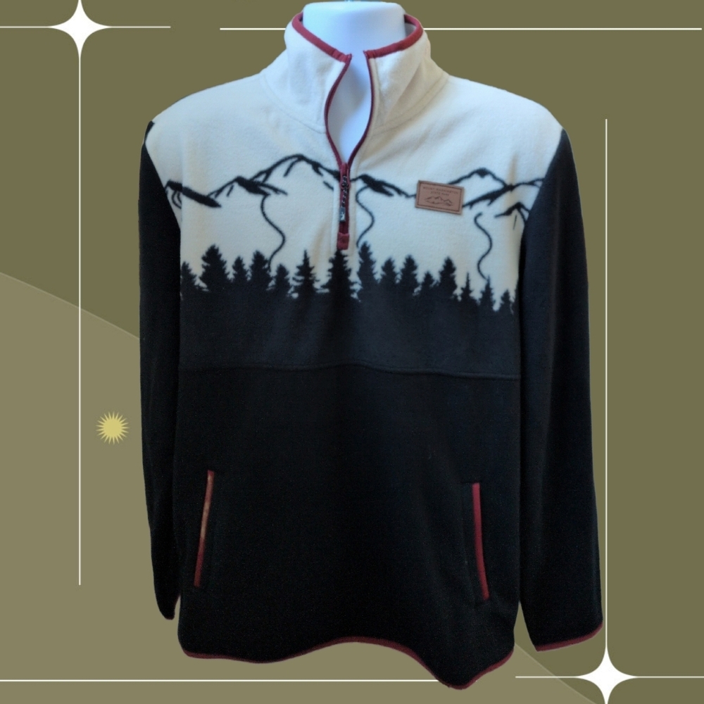 ✨ Nwt Jack And Sage Mount Washington Piste Quarter Zip Fleece Size L
